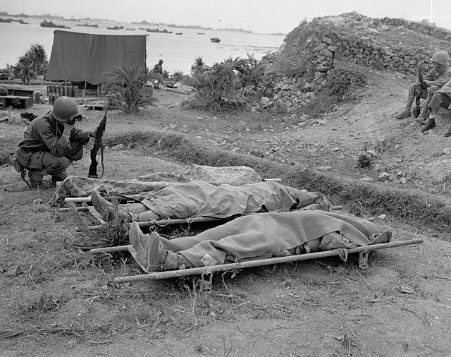 qual foi o destino dos cadáveres da batalha de okinawa?