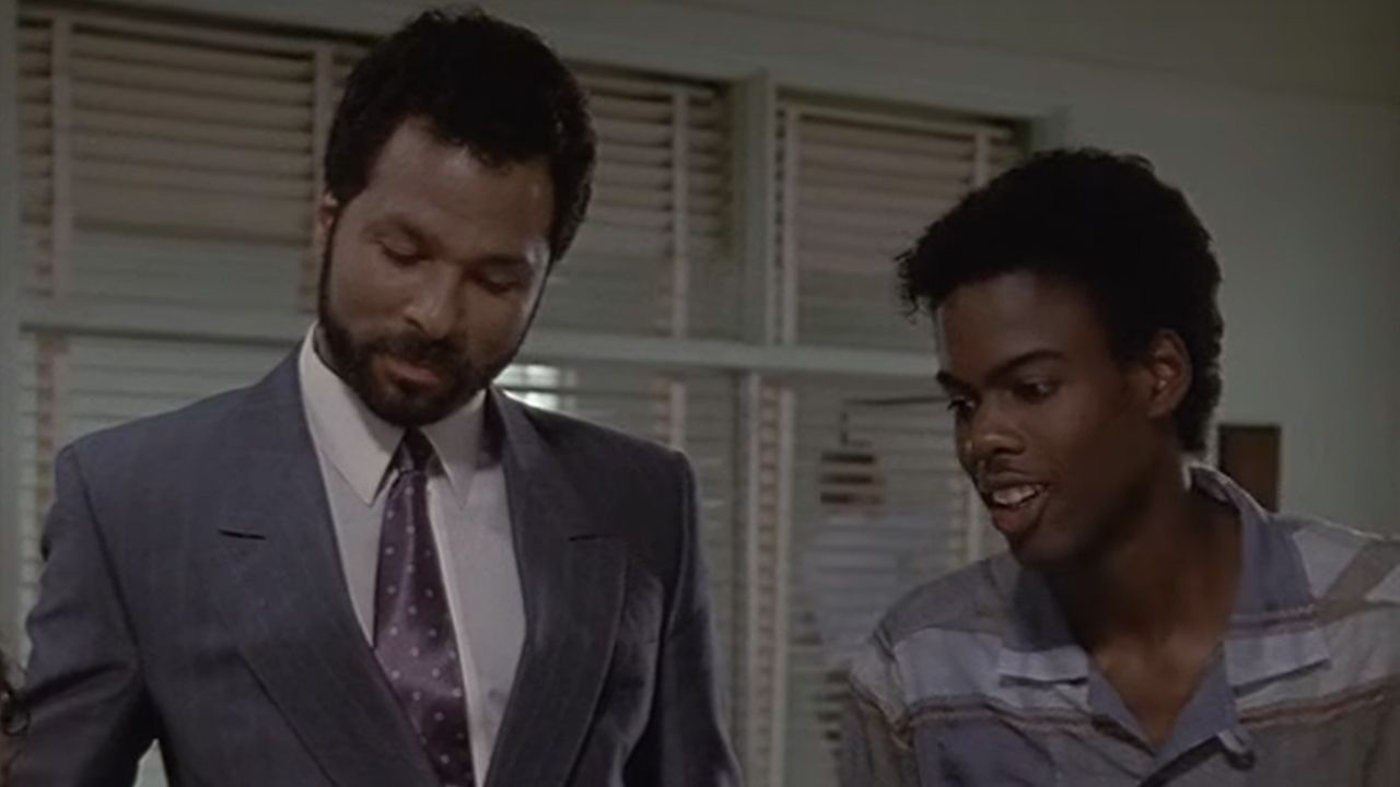 <p>                     It's almost hard to believe that Chris Rock's career stretches way back to the mid-1980s, but then you see him with a guest spot on <em>Miami Vice</em> in 1987. It's one of his very first roles, before <em>New Jack City </em>and his bit part in <em>Beverly Hills Cop II</em>, but it's a decent role for a young actor. He plays a records clerk who understands the early days of the internet.                   </p>