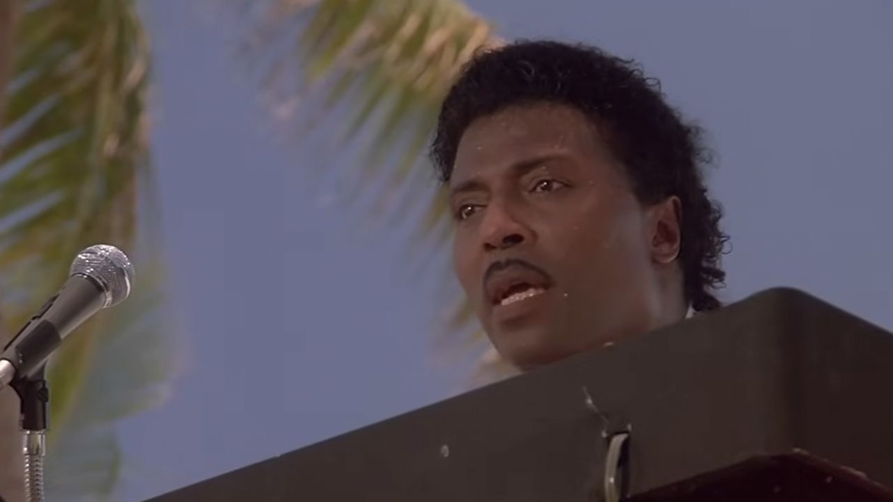 <p>                     In the show's second season, <em>Miami Vice</em> really leaned into musicians as guest stars. One prime example is rock n' roll pioneer and real-life preacher Little Richard, who appeared in the episode "Out Where the Buses Don't Run," as a preacher on the beach. The episode also included up-and-coming actors Bruce McGill and David Strathairn in guest spots.                   </p>