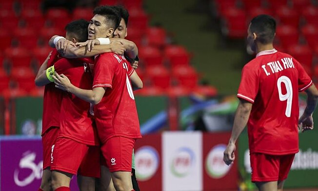 vietnam draw with myanmar at 2024 afc futsal asian cup's group stage