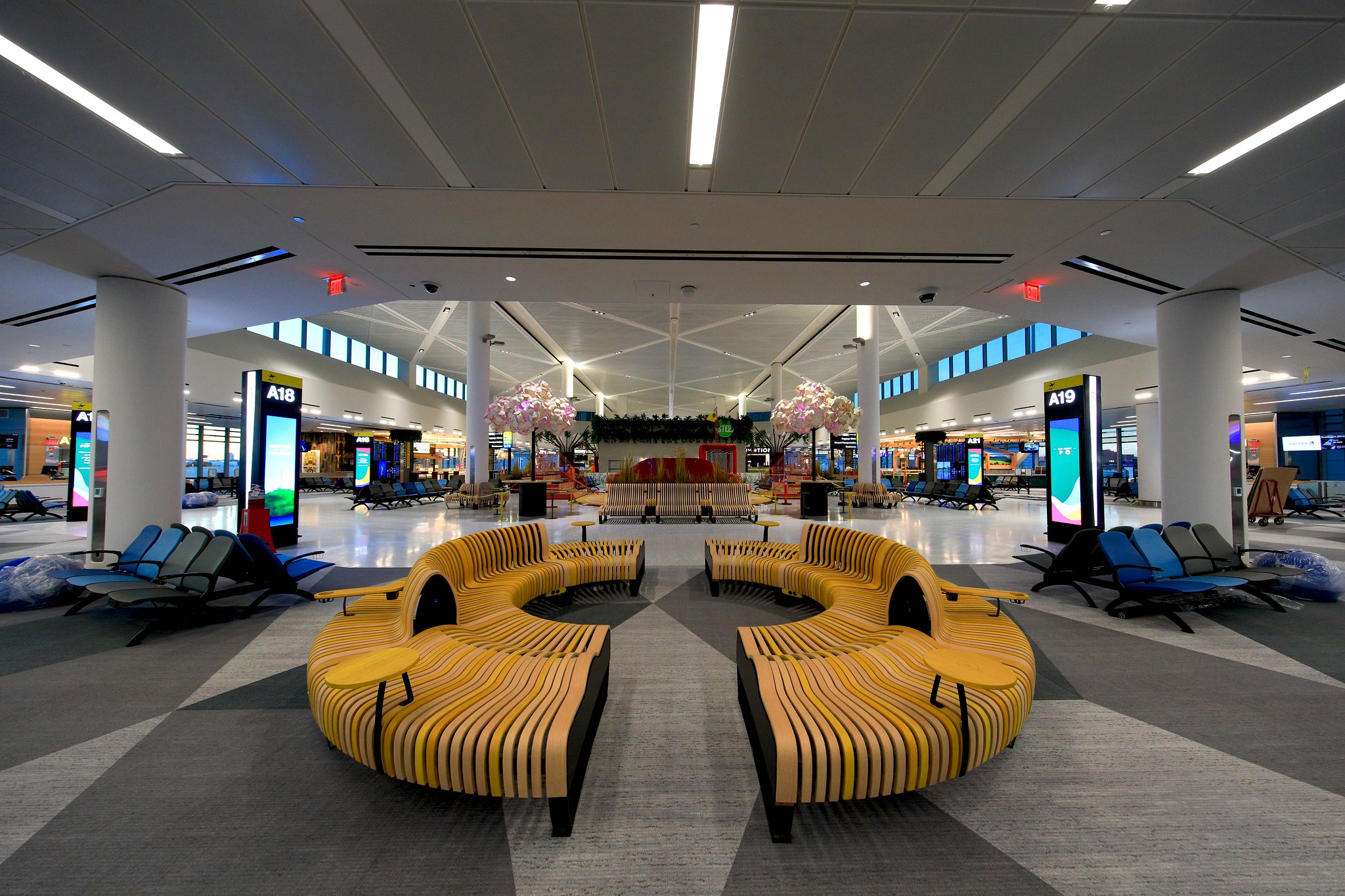 skytrax reconoce la terminal a del aeropuerto de newark como la mejor nueva terminal del mundo