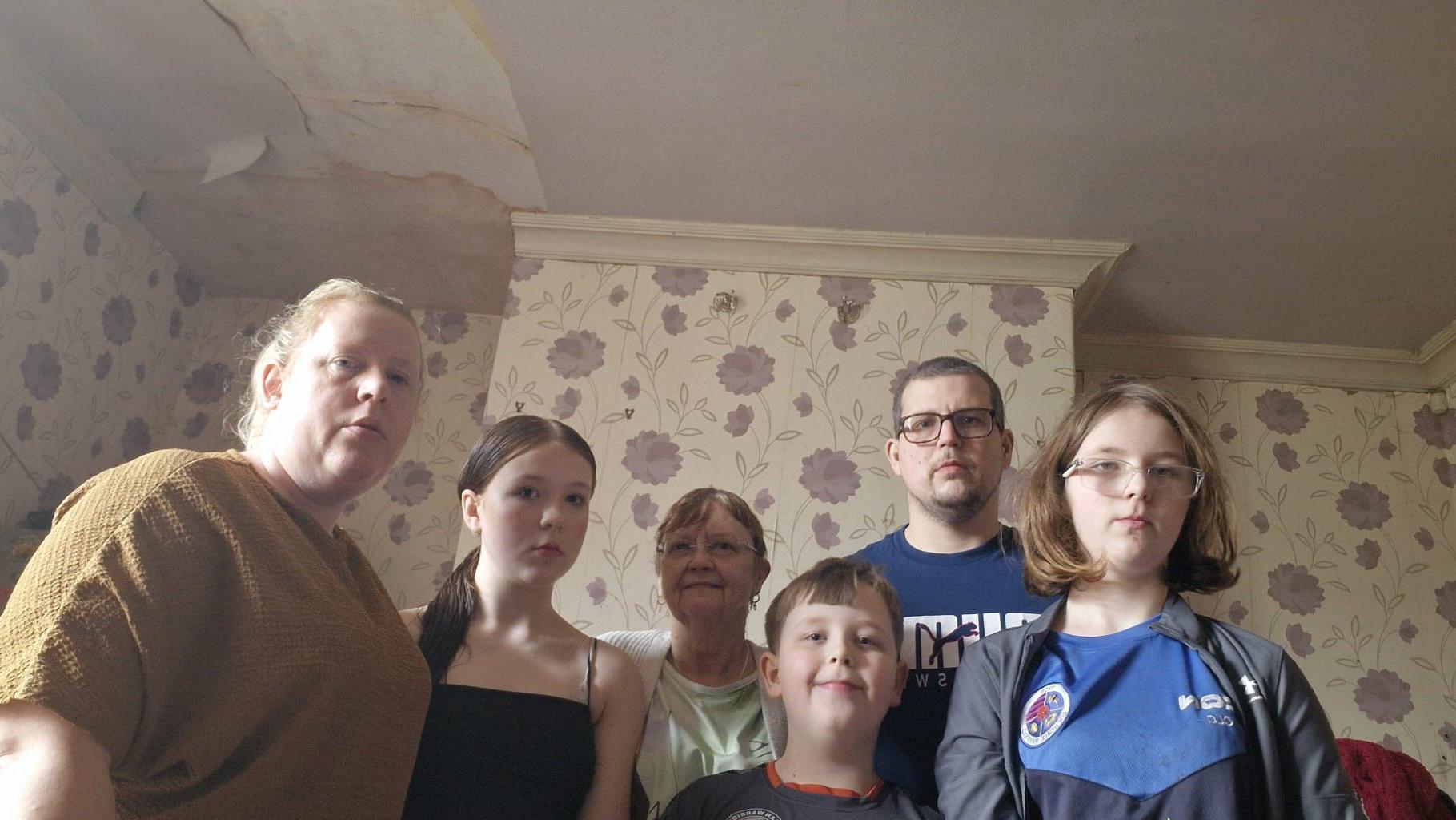family homeless after builder abandons extension