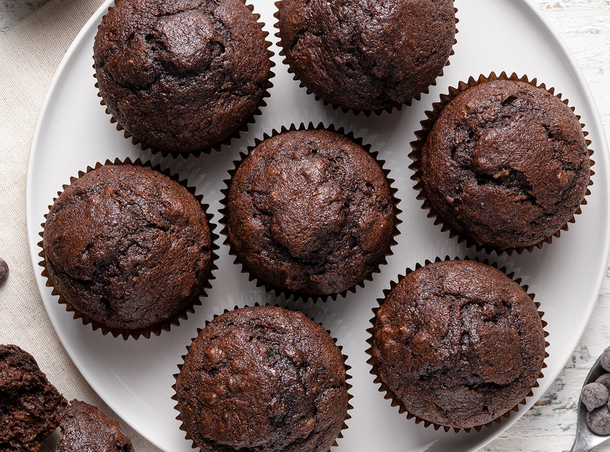 cómo hacer muffins de chocolate fáciles