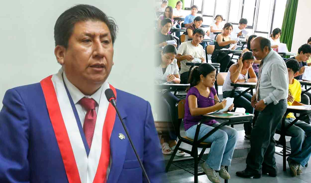 congreso: perú libre propone eliminar examen de admisión en universidades nacionales