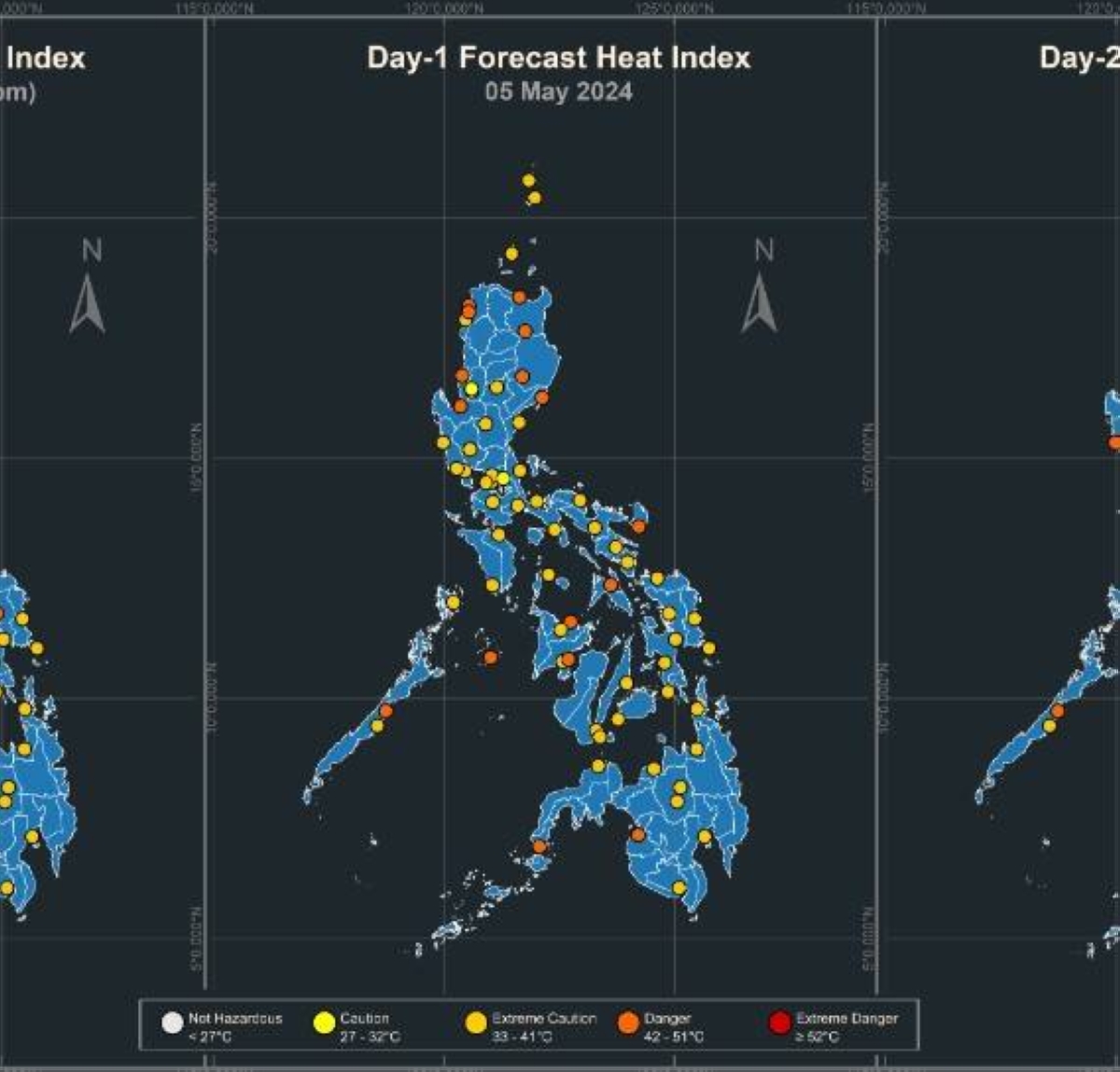 cagayan heat index to hit 48 degrees celsius