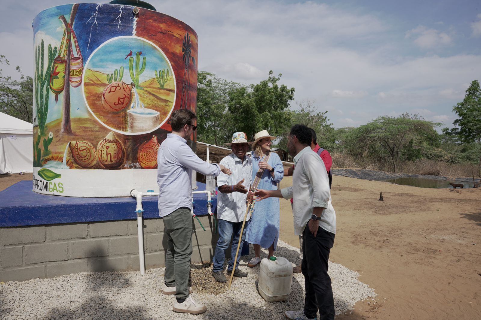 fotos: así fue la entrega de la planta potabilizadora de agua en manaure, la guajira