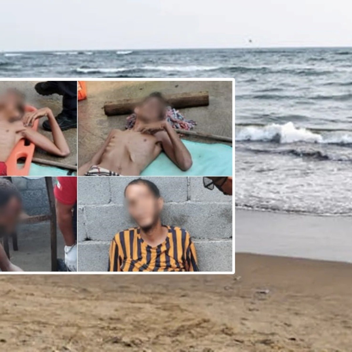 ¡milagro en el mar! rescatan en tamaulipas a 4 náufragos cubanos que tenían 34 días a la deriva