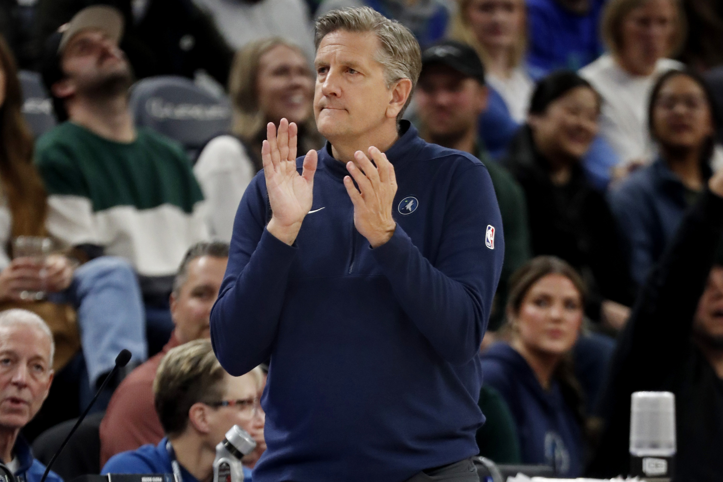 timberwolves hc chris finch reveals how he plans on coaching while injured