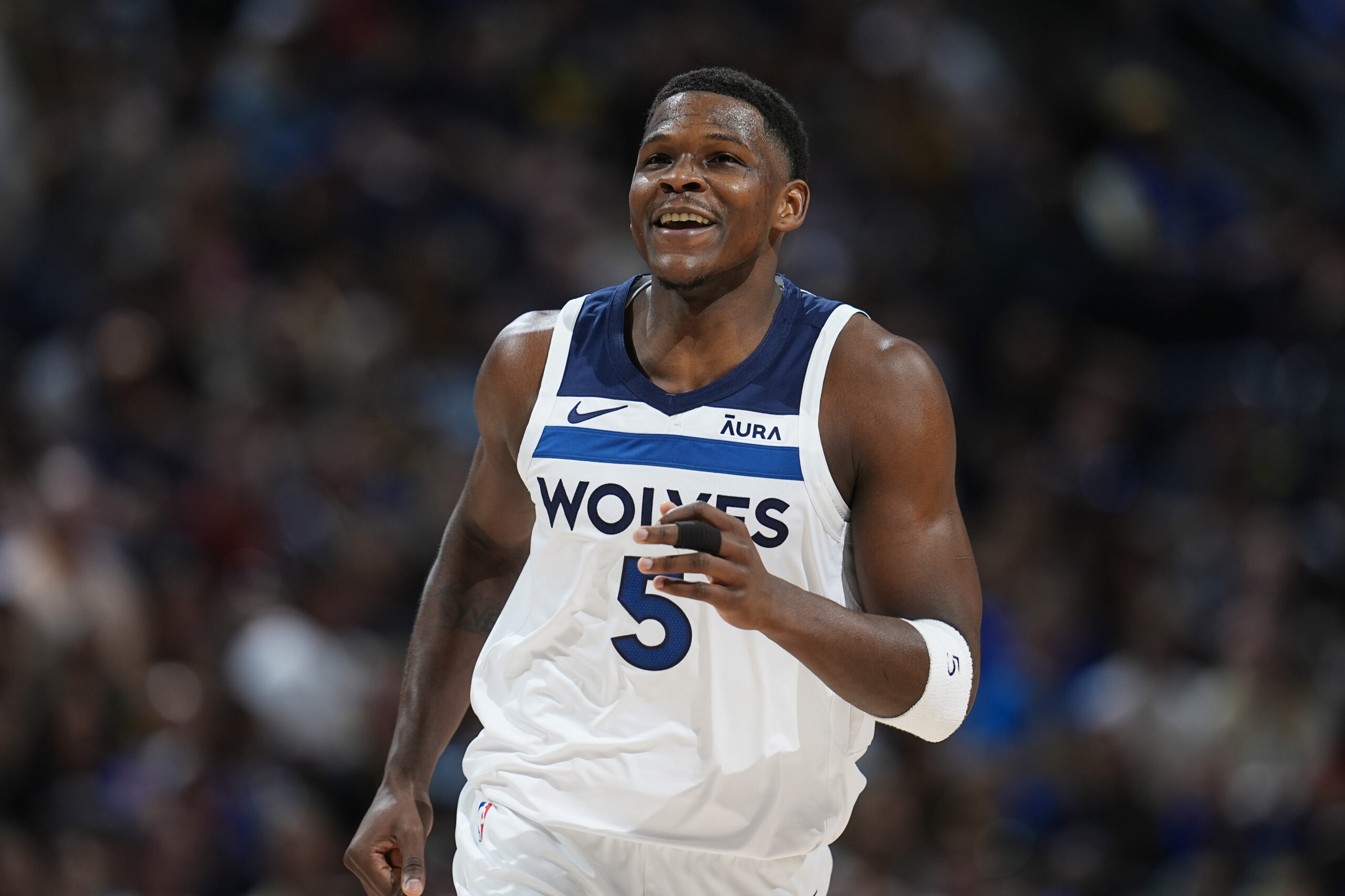 nba: anthony edwards scores 43, timberwolves beat nuggets in game 1