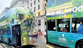 Kerala Tourism’s vibrant advert on London buses huge hit on social media