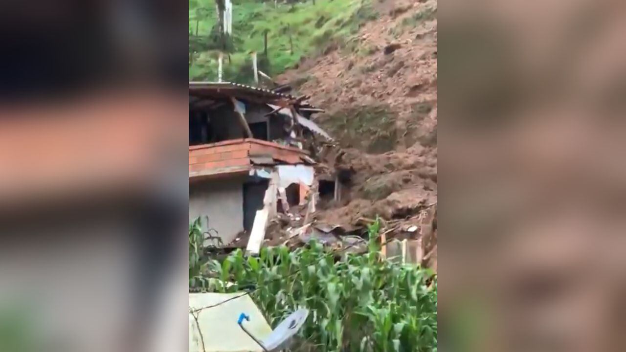 avalancha arrasó con 30 casas en montebello, antioquia; videos muestran la impresionante fuerza del agua