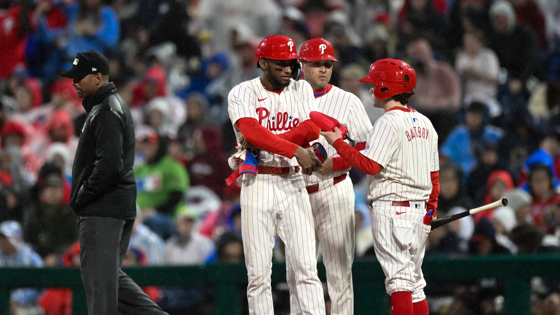 it’s nice having a laugher: phillies 14, giants 3