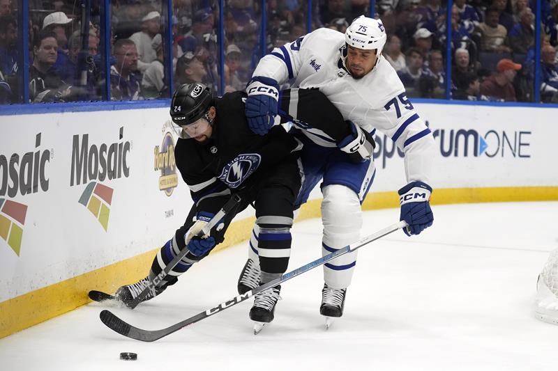 kucherov is 5th player in nhl to reach 100 assists as lighting beat matthews, maple leafs 6-4