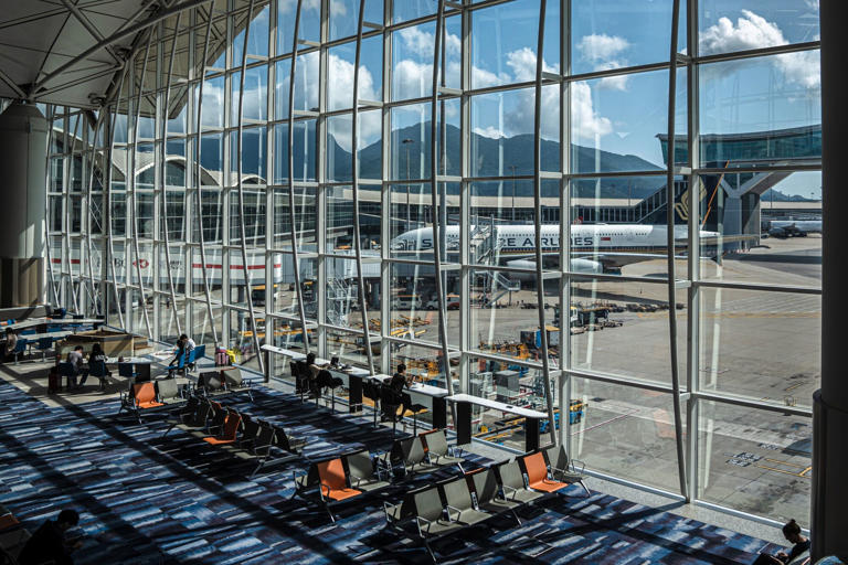 General Views of Hong Kong International Airport