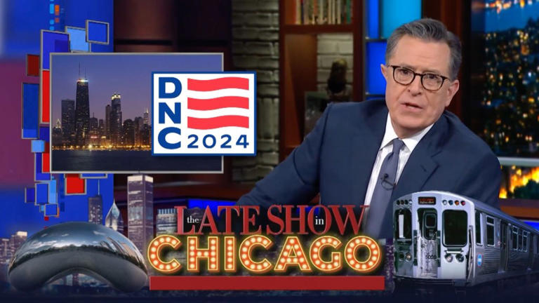 Stephen Colbert Hosting ‘The Late Show In Chicago' During DNC 2024