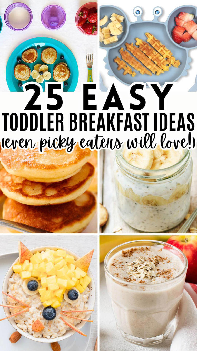 25 Easy Toddler Breakfast Ideas Even Picky Kids will Love