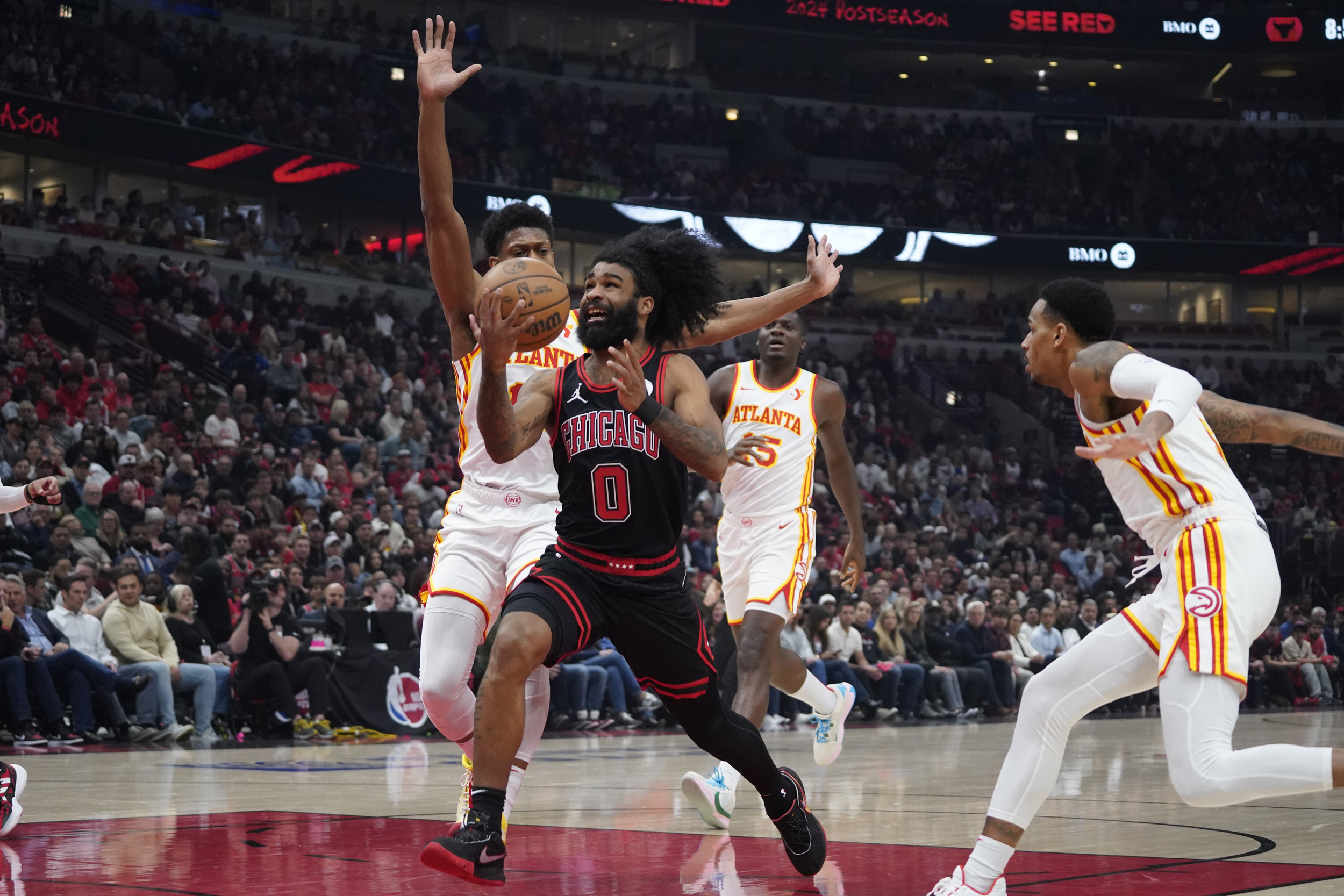 coby white's monster game leads bulls into rematch with heat