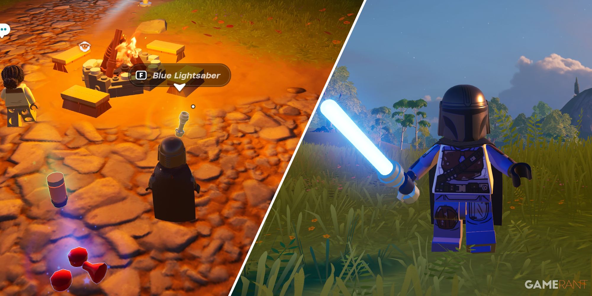 how to, how to get star wars lightsabers in lego fortnite
