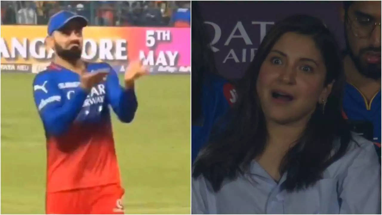 Virat Kohli's Animated Gesture Towards Anushka Sharma Post RCB's ...