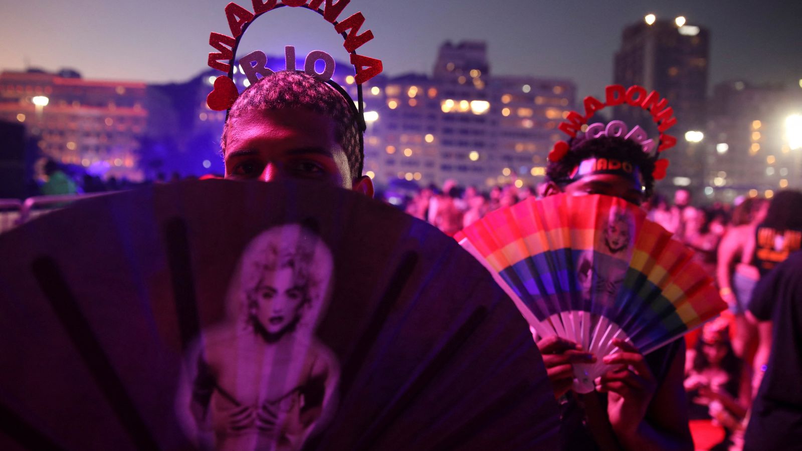 madonna plays her biggest-ever show on rio beach
