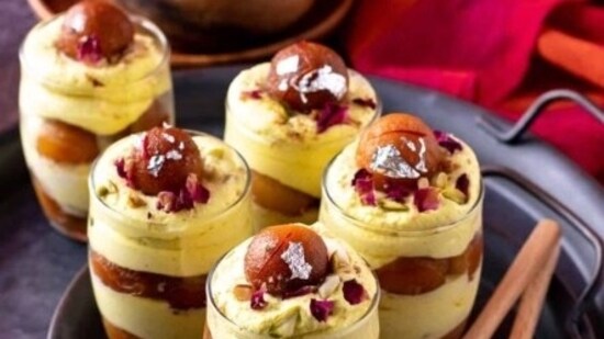 gulab jamun mousse to round off the meal with happiness: check out the recipe here