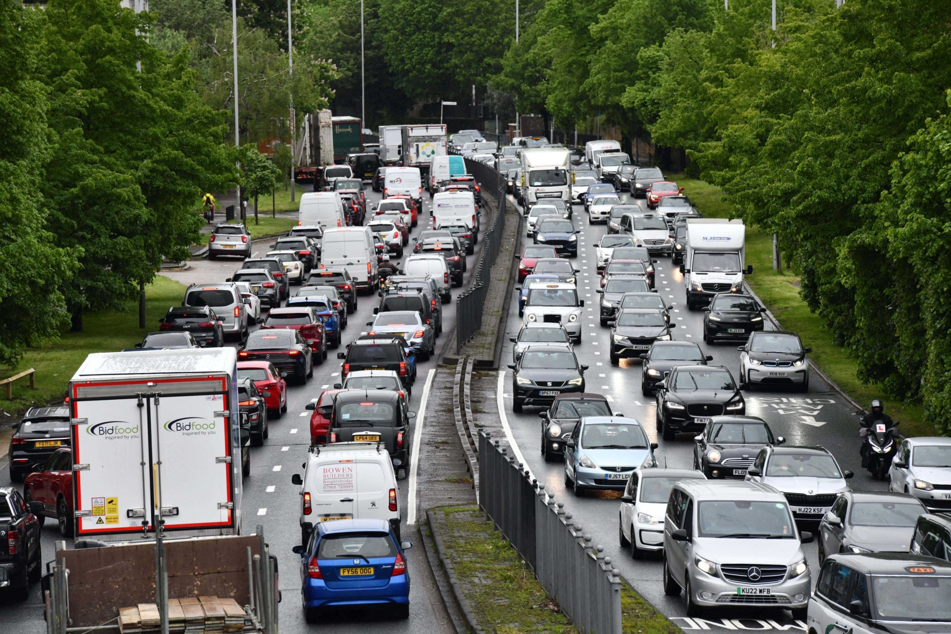 travel chaos for bank holiday revellers heading home from weekend getaways
