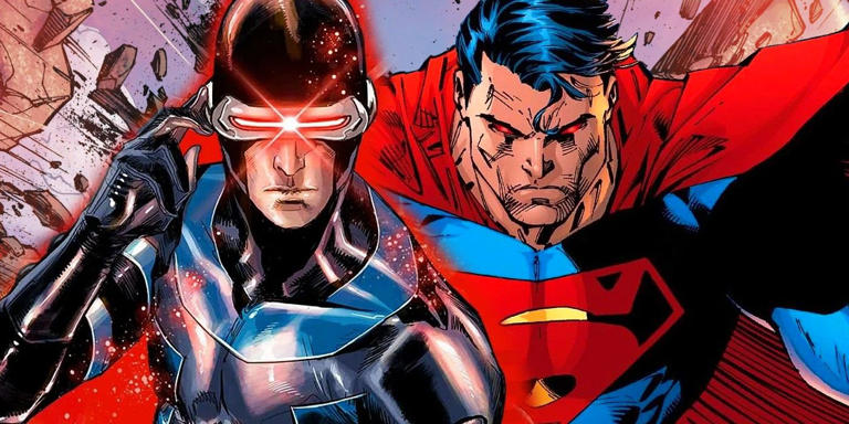 Cyclops & Superman Combine as 'Clark Summers' in Genius Amalgam Fanart