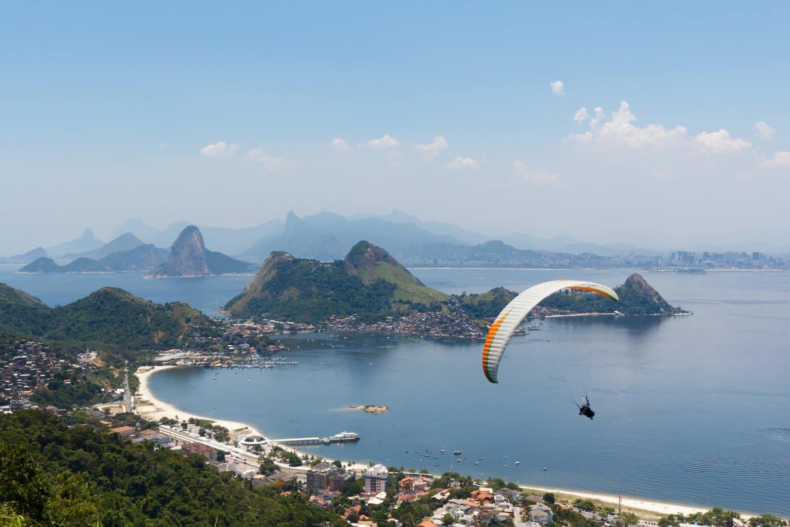 <p class="wp-caption-text">Image Credit: Shutterstock / Iuliia Timofeeva</p>  <p>Feel the wind rush through your hair as you soar like a bird above the breathtaking vistas of Rio de Janeiro. Strap in tight with an experienced pilot and take the leap from Pedra Bonita for an adrenaline-pumping ride over iconic landmarks like Copacabana Beach and Sugarloaf Mountain.</p>