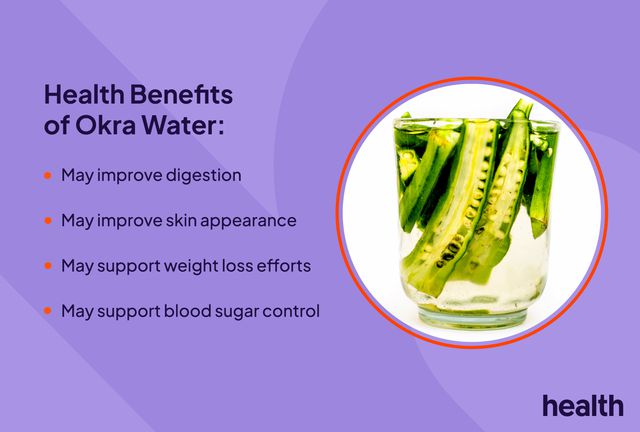 health benefits of okra water