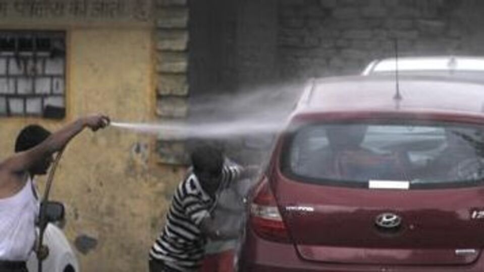 car wash gets banned in this indian state due to water crisis amid rising temperature