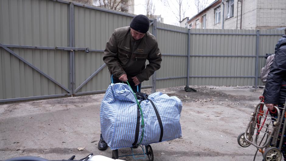 the last checkpoint: ukrainians escape occupied territories
