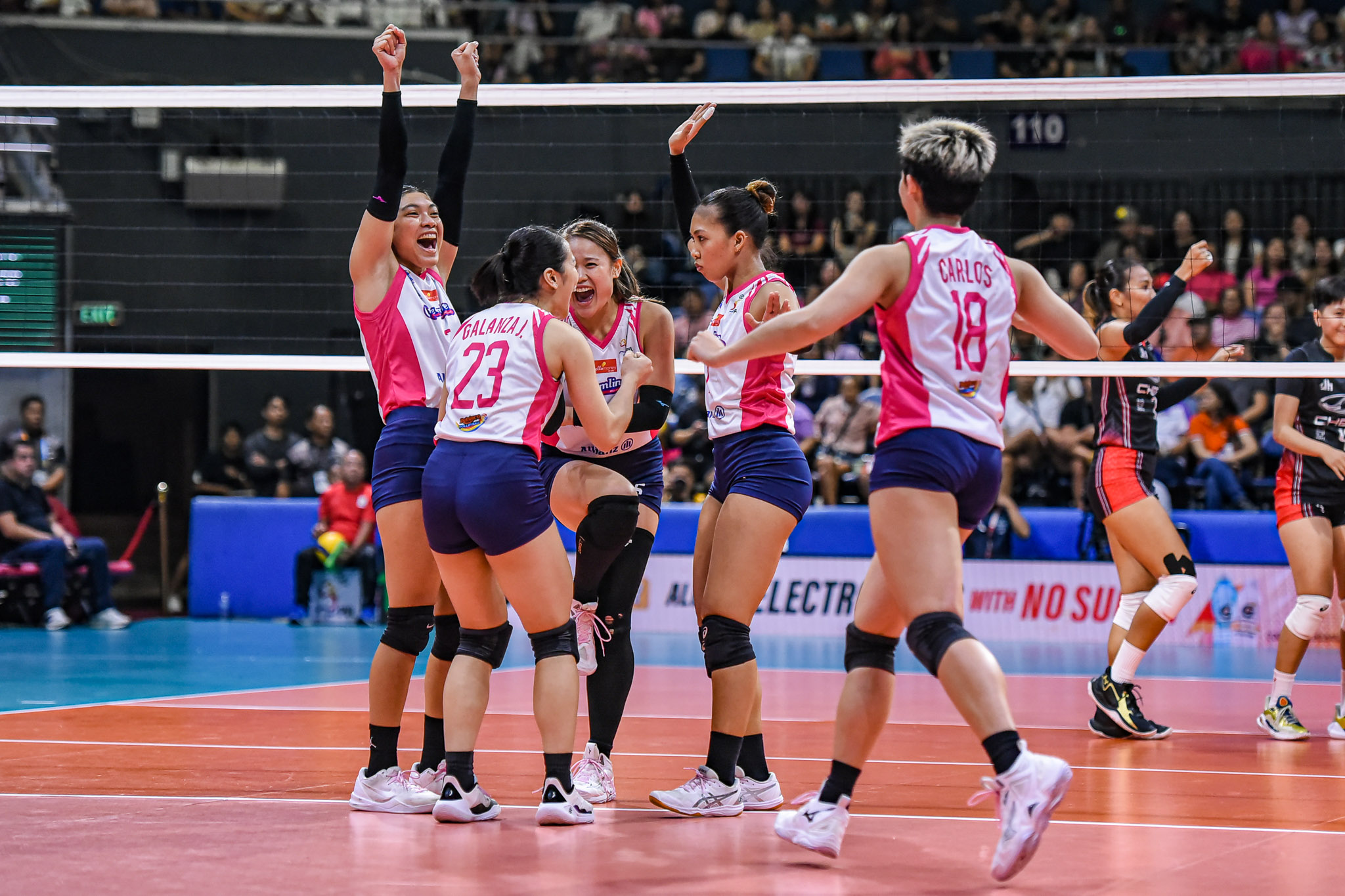 creamline returns to pvl finals after ousting chery tiggo
