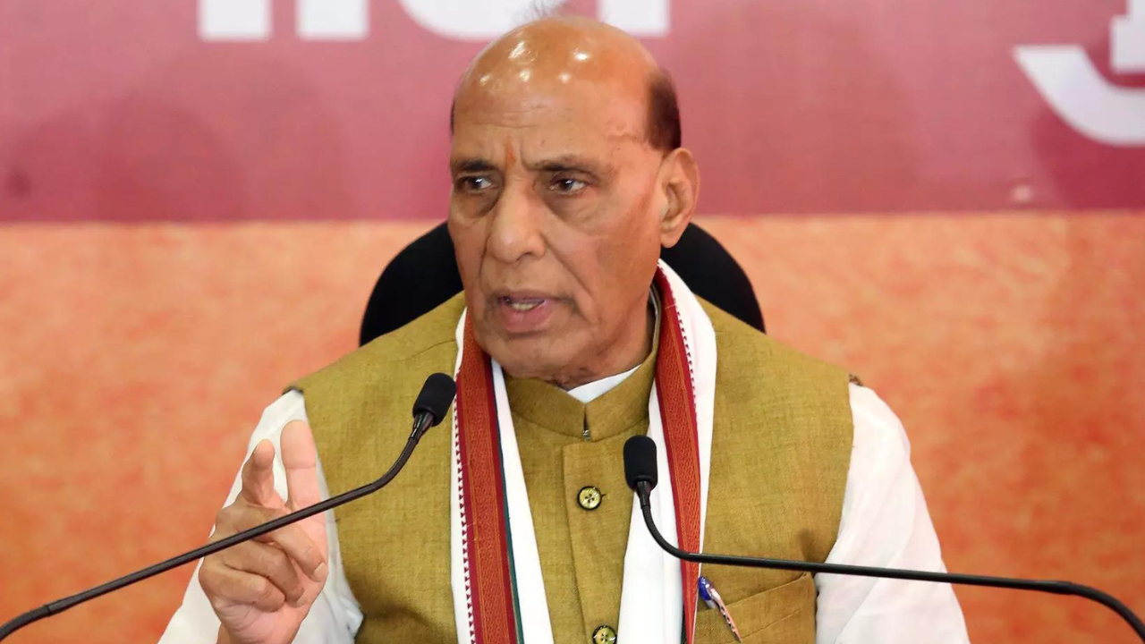 'will not have to use force, demands to merge with india will come from pok': defence minister rajnath singh