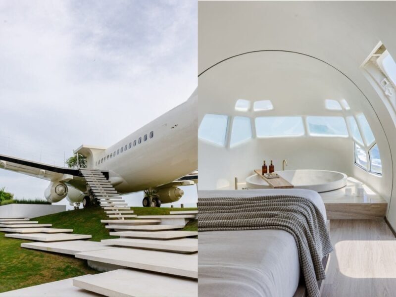 vakantiehuis in bali? deze boeing 737 werd omgebouwd tot luxe villa - neem een kijkje