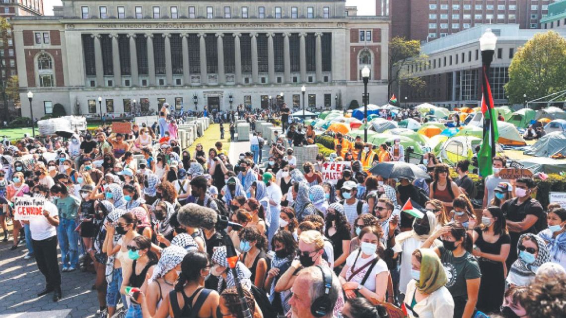 protesta estudiantil en estados unidos y argentina