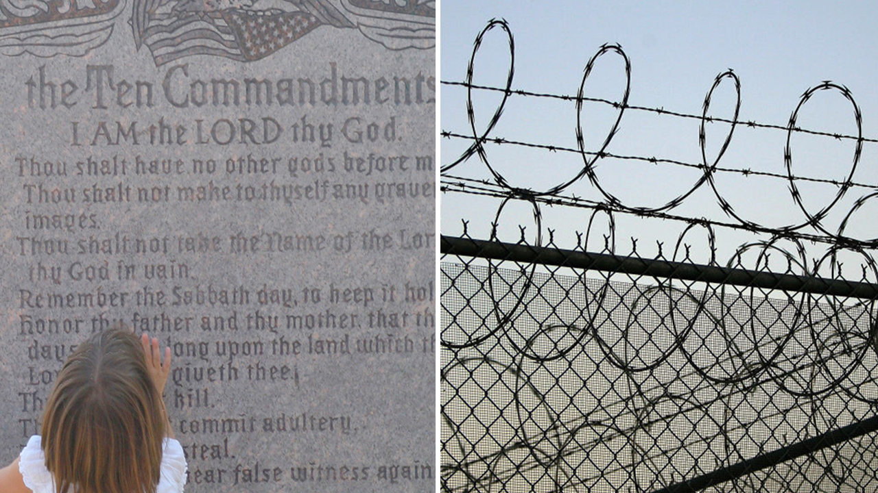 gigantic display of the ten commandments in new minnesota jail offends atheist group: ‘imposing religion’
