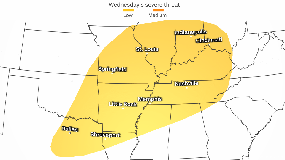 multiday severe weather threat could continue tornado streak this week