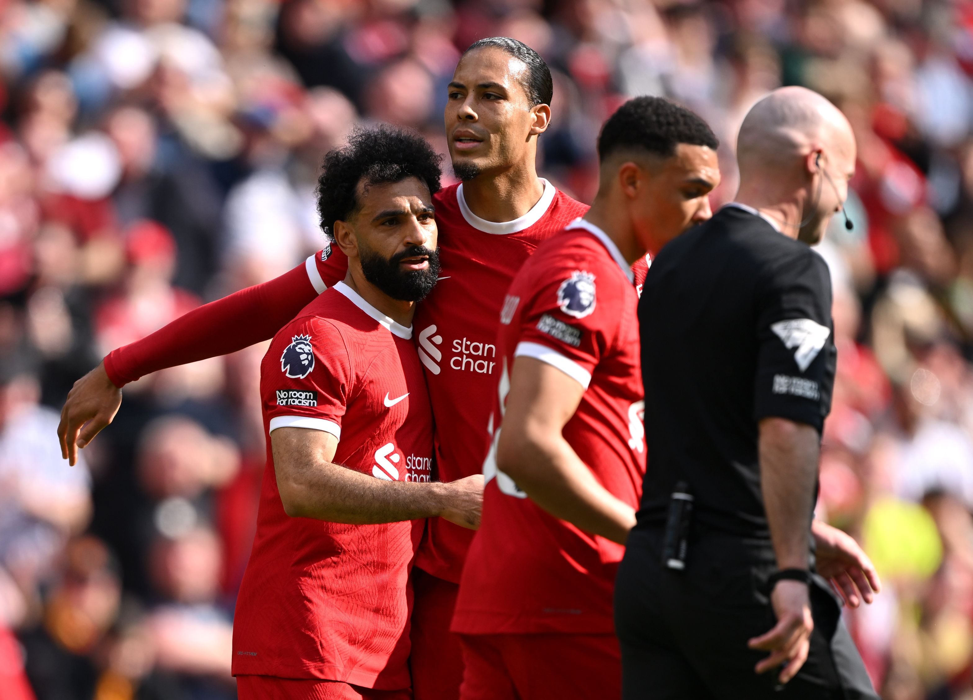 mohamed salah back on song as liverpool cruise past spurs at anfield