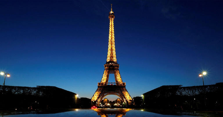 The Eiffel Tower lighting is covered by European Copyright Law (Picture: Reuters)