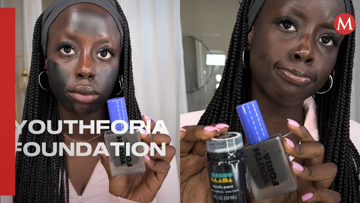 youthforia es criticada por una base de maquillaje 'inclusiva' que ha sido comparada con 'pintura facial negra' | video