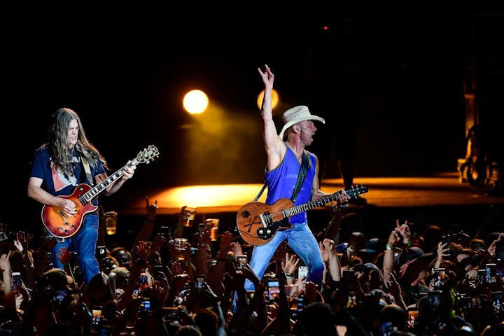 Kenny Chesney at U.S. Bank Stadium in 2018. No newspaper photographers were allowed at Saturday's concert.