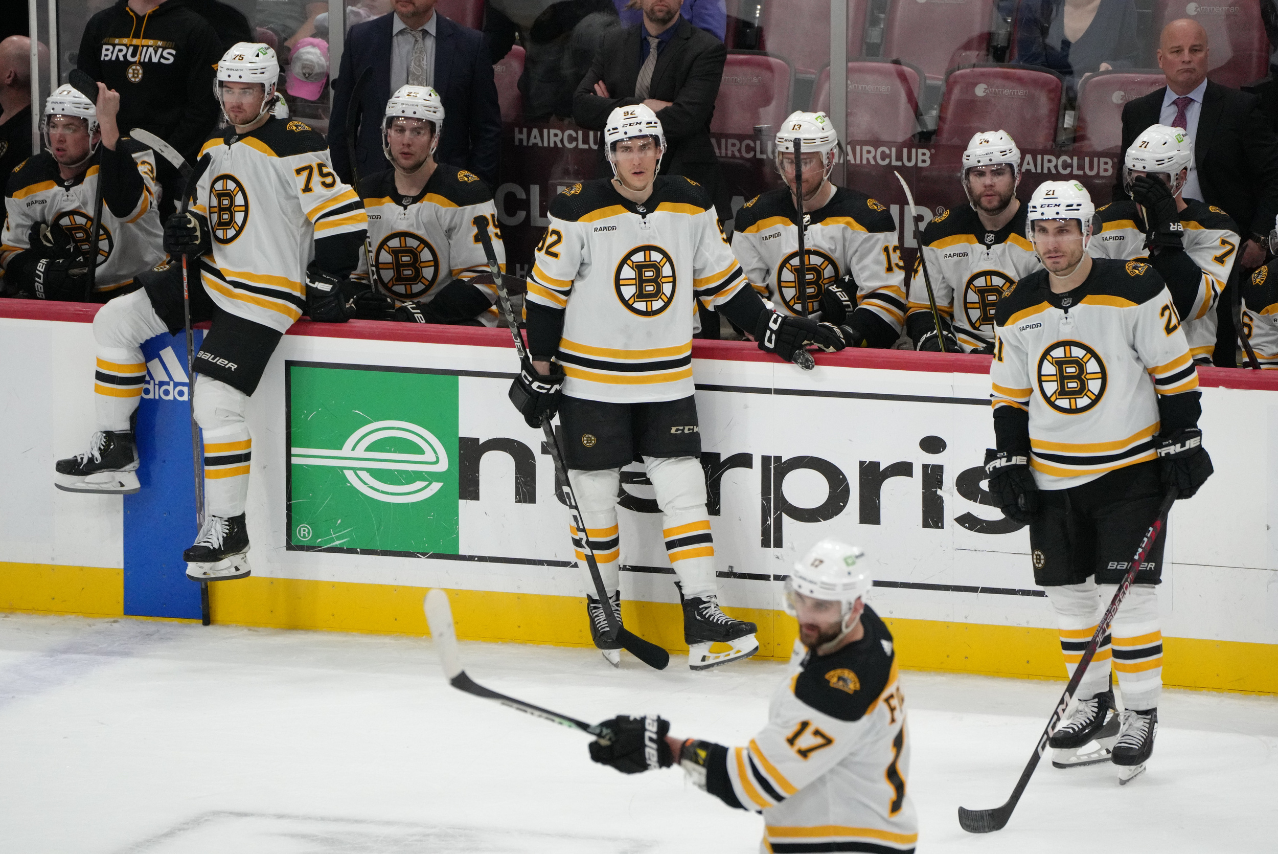 bruins face spectre of blown series lead against panthers
