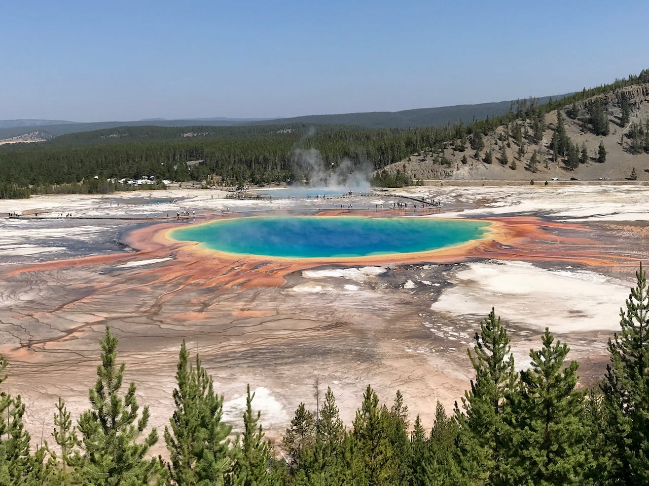 <p>The Smiths' favorite activities in<a href="https://www.businessinsider.com/photos-tourists-behaving-badly-at-us-national-parks-2023-8"> Yellowstone</a> are hiking to the overlook of <a href="https://www.businessinsider.com/best-unique-national-parks-in-us-according-to-frequent-traveler">the Grand Prismatic Spring</a> and driving through the Lamar Valley to see bison roaming. </p><p>From late spring to mid-June, the couple say visitors also have the opportunity to see a lot of baby bison, nicknamed "Red Dogs" for the orange tint of their fur after they're born. </p><p>It's important to remember that it can snow in Yellowstone no matter the time of year. However, Matt and Karen say it's generally not an issue from Memorial Day to Labor Day. </p>