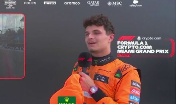 lando norris forces sky sports to issue apology in interview after winning miami gp