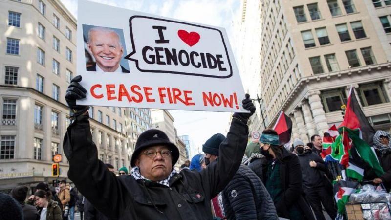 'joe genocida': protestos em universidades dos eua mostram como guerra em gaza virou ameaça à campanha de biden