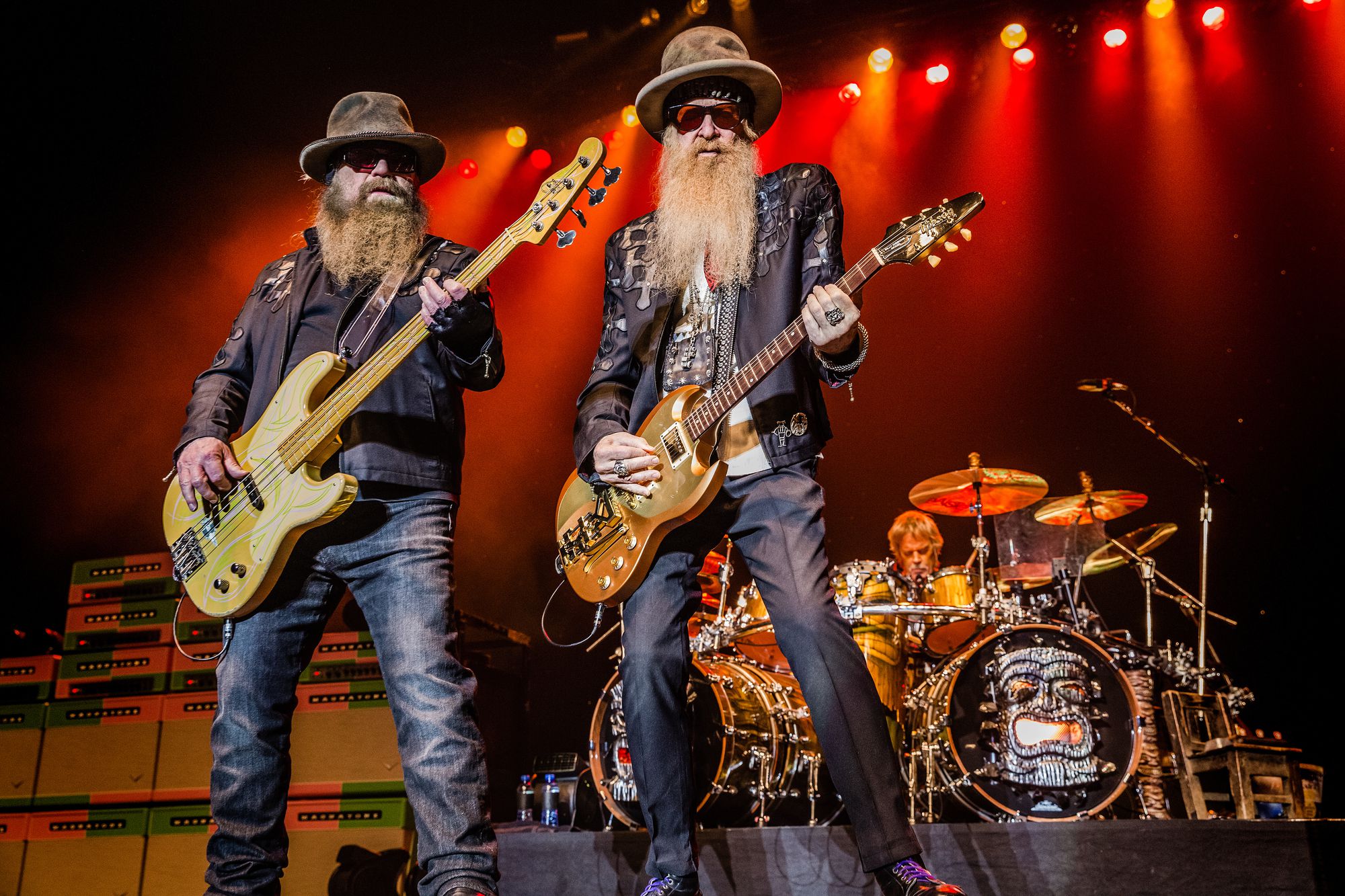 <p>That li’l old band from Texas, ZZ Top, formed in 1969 and never had a single lineup change – it was always guitarist Billy Gibbons, bassist Dusty Hill, and drummer Frank Beard, who ironically was the only one without a beard. Known for hits like "La Grange" and "Tush" from the 1970s and 1980s hits like “Sharp Dressed Man,” the band was a consistent concert draw, but sadly, in 2021, Hill passed away while the band was on tour. Well, it was simply a matter of getting their guitar tech, Elwood Francis, to step up to the plate, and now he’s the bassist. <a href="https://www.zztop.com/tour">Go see them on tour</a>!</p>