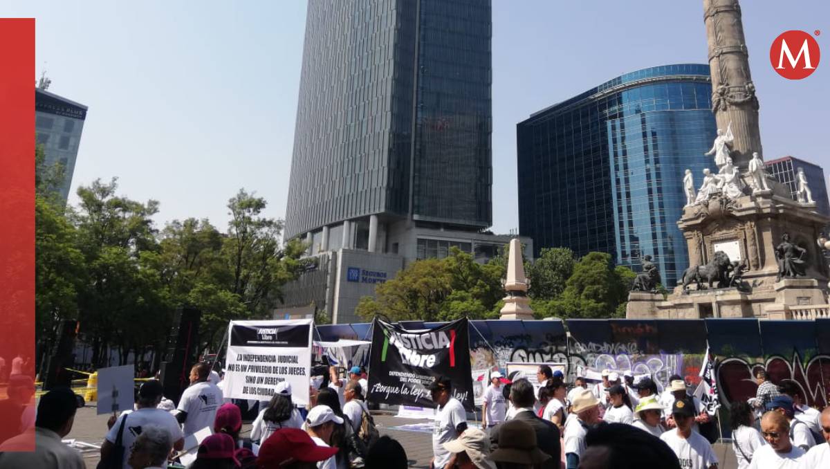 trabajadores del poder judicial protestan en cdmx; rechazan elección de jueces