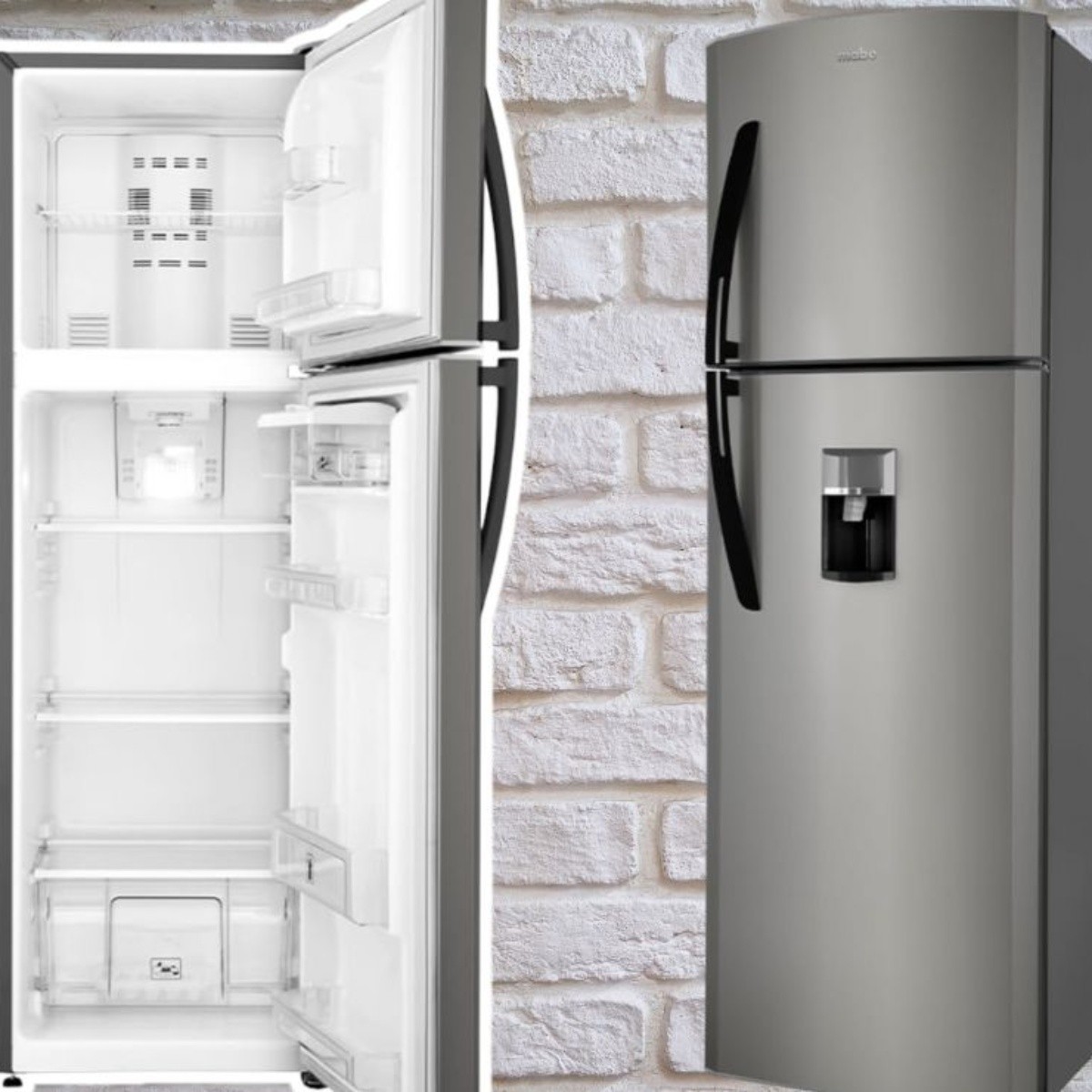 amazon, baja $3,709 el refrigerador mabe 300l con dispensador de agua, 12msi y que está más barato que walmart