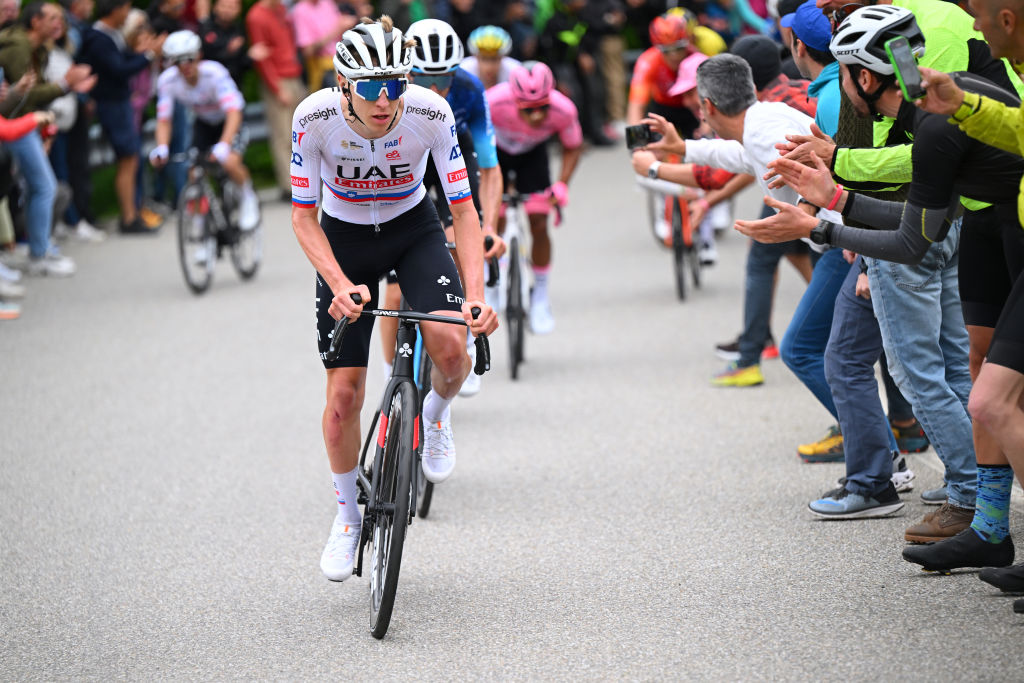 giro d'italia: tadej pogačar crashes but then cracks rivals with solo attack to win stage 2 to oropa