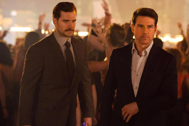 Henry Cavill and Tom Cruise in Mission: Impossible – Fallout